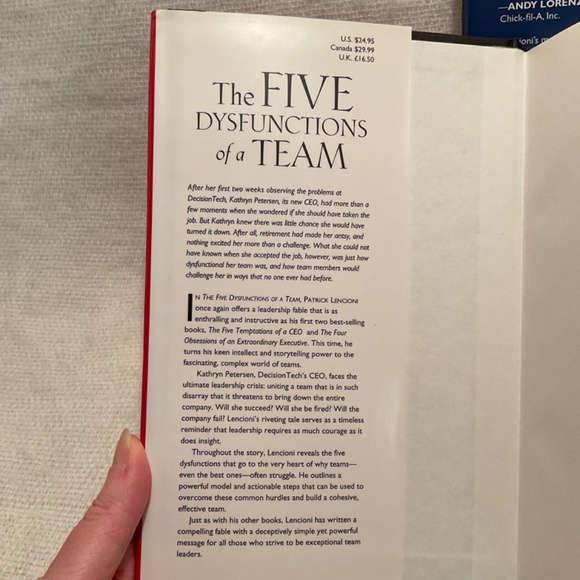 5 Dysfunctions / Getting Naked 2 Patrick Lencioni Hardback Books - Picture 4 of 5